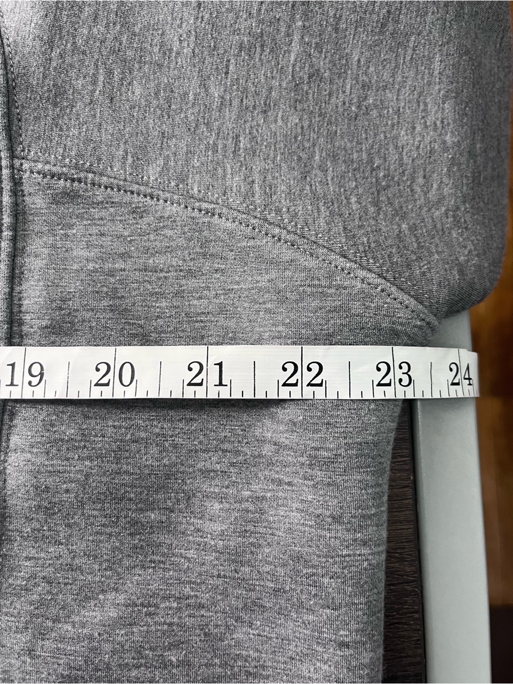 SPANX Light Gray  AirEssentials Half Zip Sweatshirt Large - Picture 6 of 13